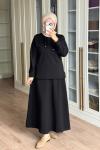 Rukiye Etekli Takım - Siyah