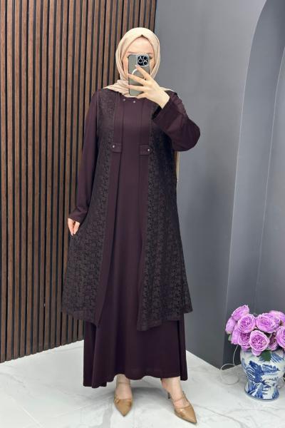 Rüya Elbise - Kahve