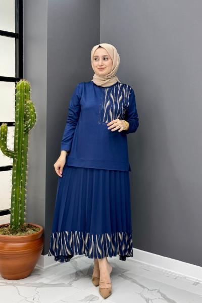 Seranay Etekli Takım - indigo