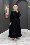 Şura Elbise - Siyah