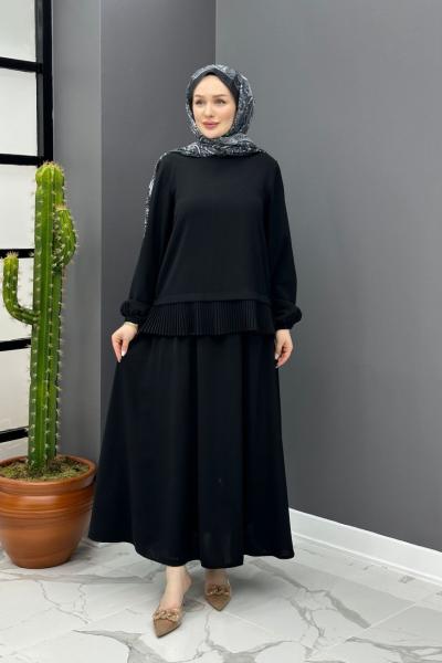 Yasemin Etekli Takım - Siyah