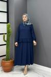 Yasemin Etekli Takım - Lacivert