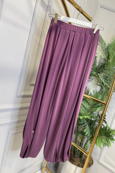 1004430 Şalvar Modal Pantolon Bordo