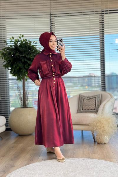 105 Moonliğht Takım Bordo