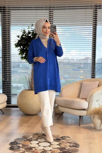 115 Boyuna Fitilli Hırka Saks