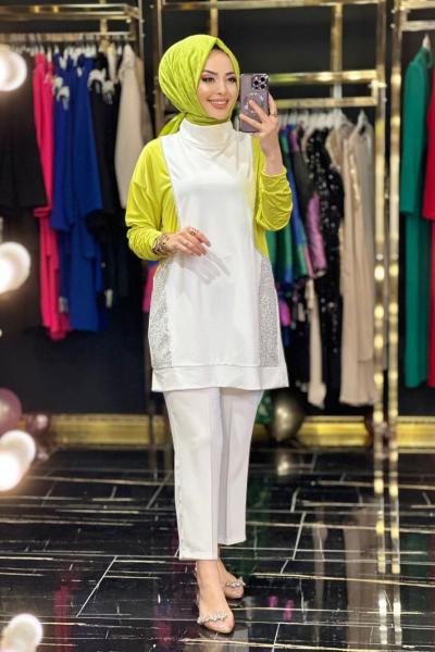 1235 Pul Detaylı Tunik Asit