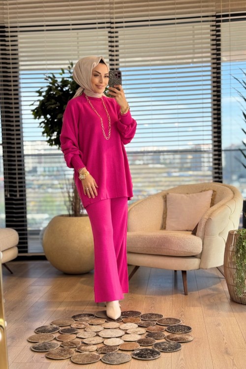 14101 Alya Takım Fuşya