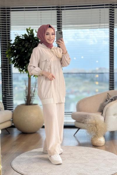 14320 Mihri Takım Bej