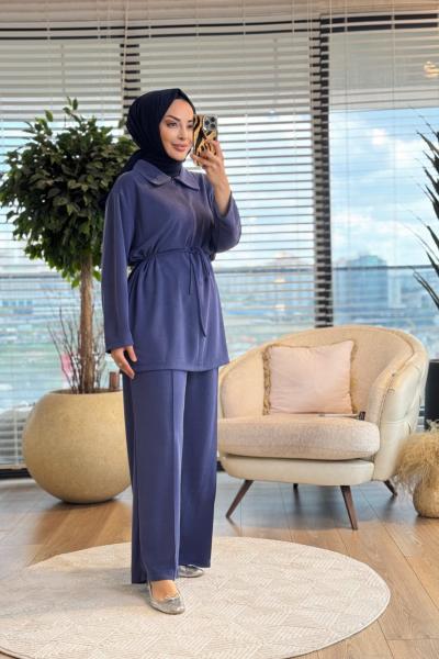 14445 Feride Takım İndigo