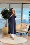 1735 Sandy Yarasa Kol Tunik Antrasit
