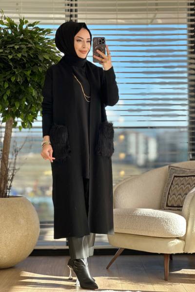 2001 Betül Hırka Siyah