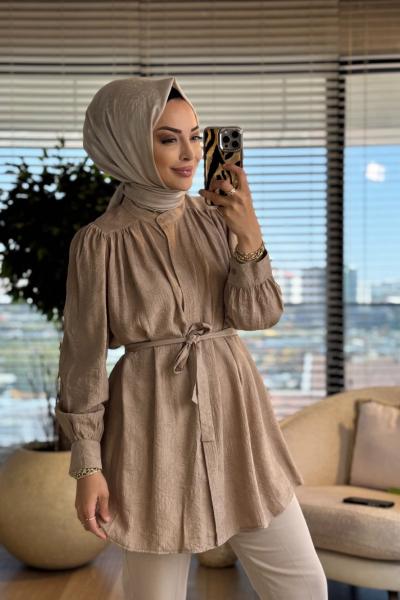 2007 Alin Gömlek Bej