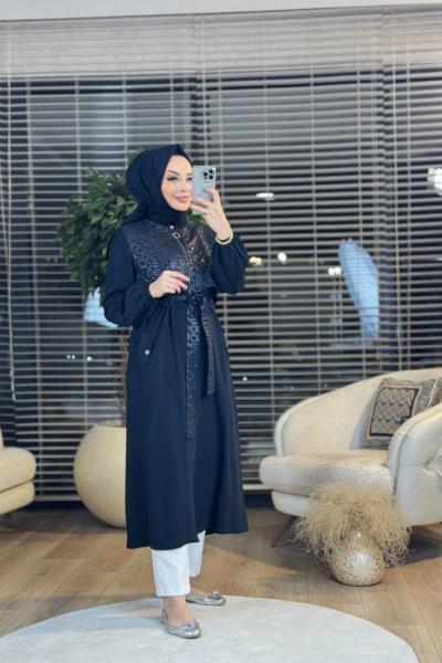 2009 Roba Ön Arka Kabartma Desenli Kap Siyah