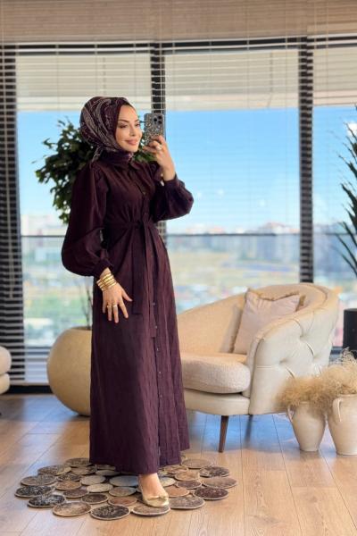 20100 Oscarlı Elbise Bordo