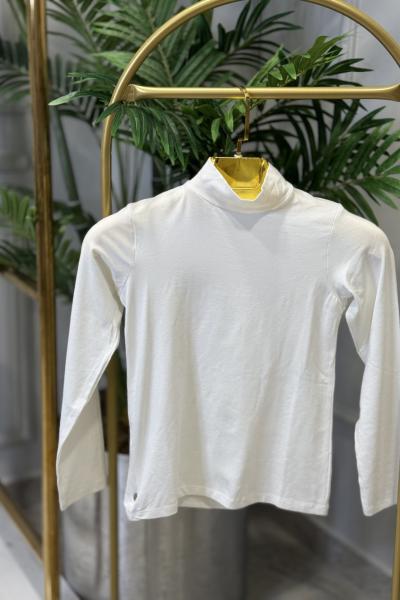 2038 Yakalı Uzun Kol İçlik Ekru