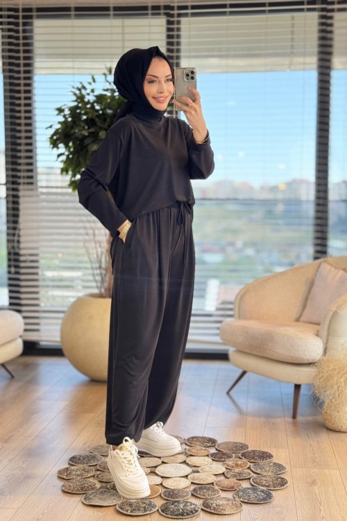 20663 Eliz Takım Siyah