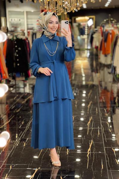 2073 Almira Etekli Takım İndigo