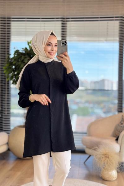 2203 Liya Tunik Siyah