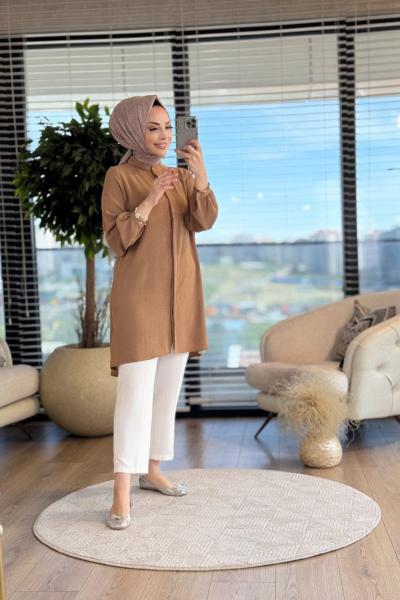 2203 Liya Tunik Latte