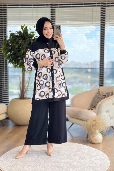 2230 Elips Tunik Siyah