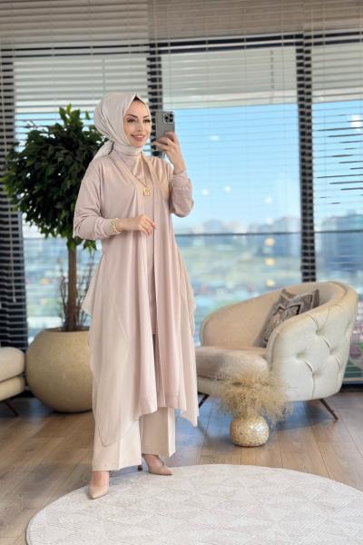 2244 İnci Takım Bej