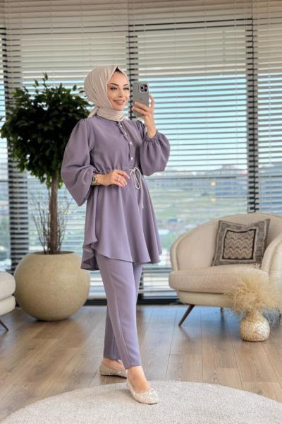 22509 Patı Düğmeli Takım Antrasit