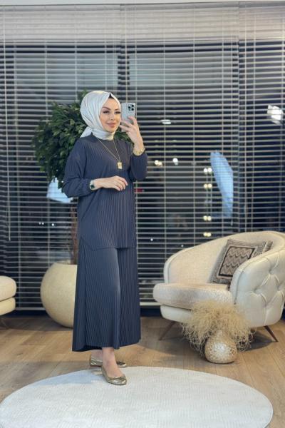 22587 Sandy Pilise Takım Antrasit