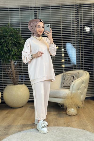 22602 Nadide Takım Bej