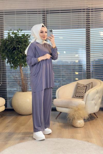 22652 Ön Dikiş Ve Cep Detaylı Takım Antrasit