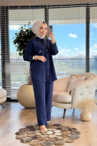 22691 Aden Takım Lacivert