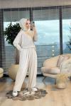 22707 Etek Ucu Oval Basic Takım Bej