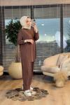 22707 Etek Ucu Oval Basic Takım Kahve