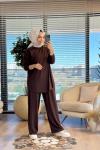 22707 Etek Ucu Oval Basic Takım Koyu Kahve