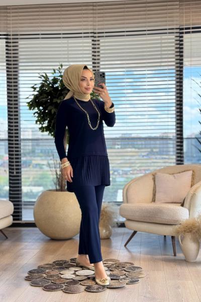 22747 Etek Ucu Piliseli Takım Lacivert