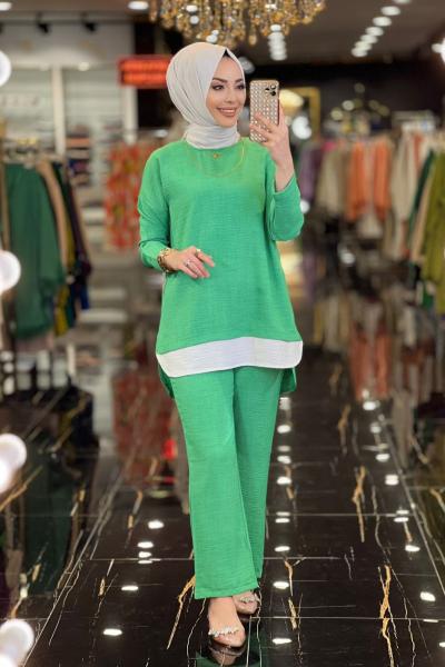 2278 Keten Etek Ucu Parçalı Takım Benetton