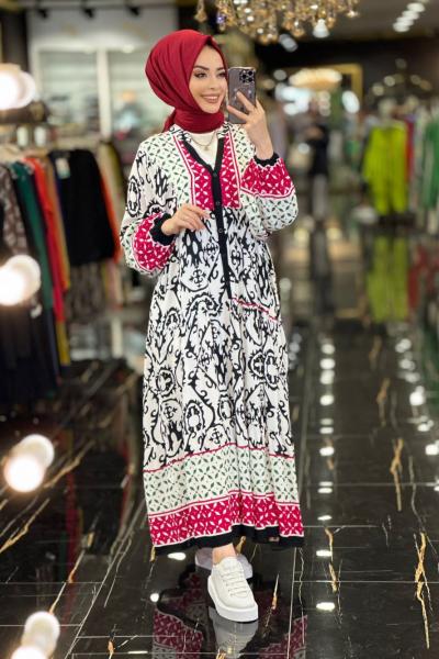 23202 Desenli Elbise Desen-04