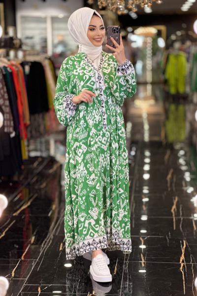 23202 Desenli Elbise Desen-05