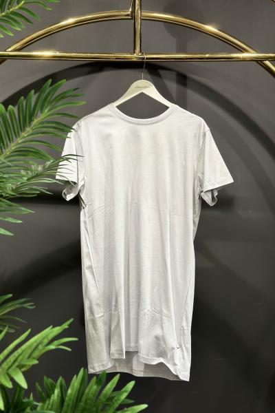 24095 Yarım Kol Düz İçlik Ekru