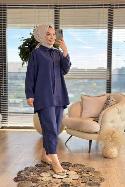 24301 Aycan Gömlek Lacivert