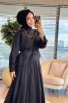 24402 Sandra Bluz Siyah