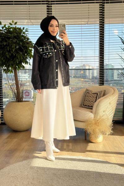 24W2023 Ewan Kot Ceket Siyah