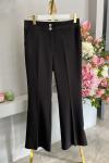 25088 İspanyol Paça Pantolon Siyah