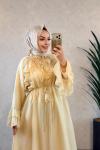 25131 Nur Elbise Sarı