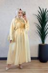25131 Nur Elbise Sarı