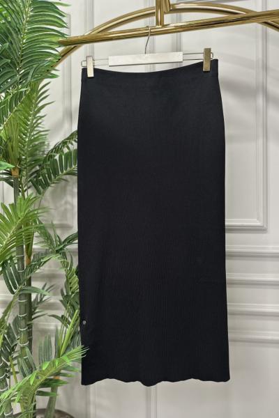 25K013 Triko Kalem Etek Siyah