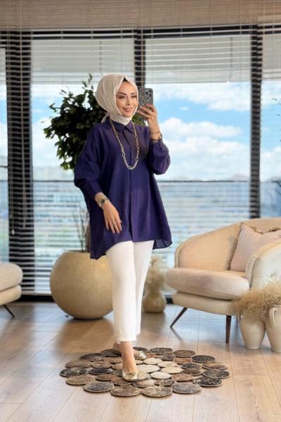 25Y3001 Classic Gömlek Lacivert