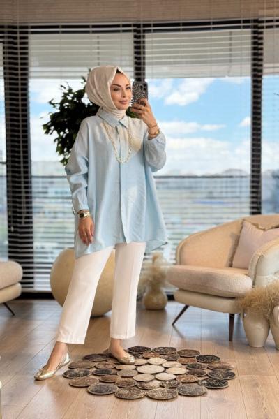 25Y3001 Classic Gömlek Mavi