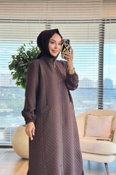 26521 Petek Kapitone Kap Kahve