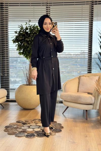 26625 Dünya Rüzgarlıklı Takım Siyah