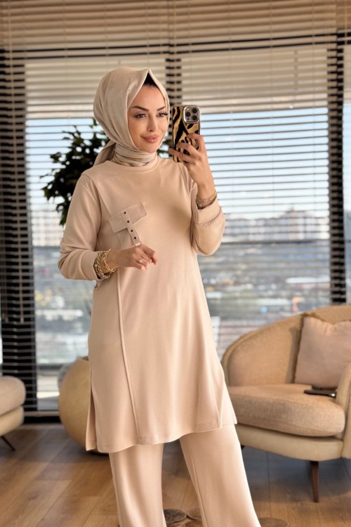 26629 Ferah Oysho Takım Bej